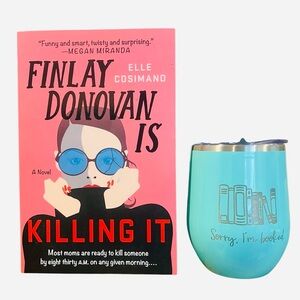 Teal Stainless Steel Mug - Sorry, I'm Booked and Book